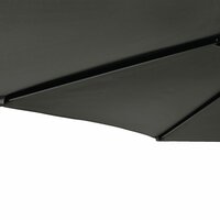 Parasol met stalen paal 225x225x212 cm antracietkleurig 8