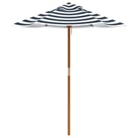 Parasol voor kinderen met houten paal &amp;Oslash;120x140 cm 4