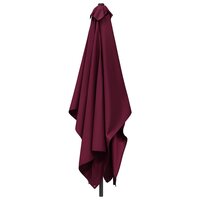 Tuinparasol 200 x 300 cm Polyester Rechthoekig Bordeaux Rood 3