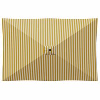 Tuinparasol 200 x 300 cm Polyester Rechthoekig Geel en Wit 4