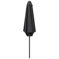 Tuinparasol 230 x 230 cm Polyester Rechthoekig Antracietkleurig 3