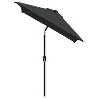 Parasol met metalen paal 300x200 cm antraciet 3