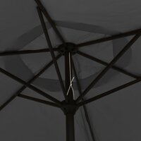 Parasol 200x224 cm aluminium antraciet 5