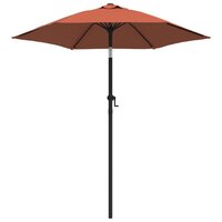 Parasol 200x224 cm aluminium terracotta 2