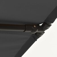 Parasol met aluminium paal 180x110 cm antracietkleurig 9