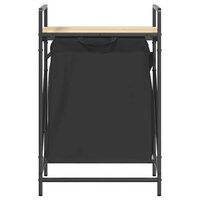 Wasmand 1 vak met plank sonoma eikenkleurig 6