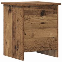 Opbergkist met opslag Oud hout 40 x 40 x 50 cm Bewerkt hout 2