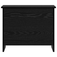 Opbergkist met opslag Zwart eiken 60 x 40 x 50 cm Bewerkt hout 6
