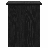 Opbergkist met opslag Zwart eiken 60 x 40 x 50 cm Bewerkt hout 7