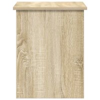 Opbergkist met opslag Sonoma Eiken 60 x 40 x 50 cm Bewerkt hout 7