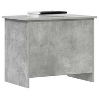 Opbergkist met opslag Betongrijs 60 x 40 x 50 cm Bewerkt hout 3