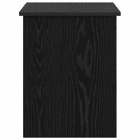 Opbergkist met opslag Zwart eiken 80 x 40 x 50 cm Bewerkt hout 7