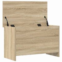Opbergkist met opslag Sonoma Eiken 80 x 40 x 50 cm Bewerkt hout 3