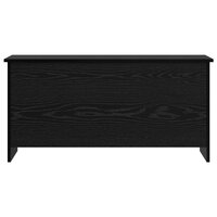 Opbergkist met opslag Zwart eiken 100 x 40 x 50 cm Bewerkt hout 6