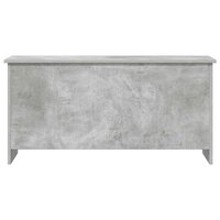 Opbergkist met opslag Betongrijs 100 x 40 x 50 cm Bewerkt hout 6