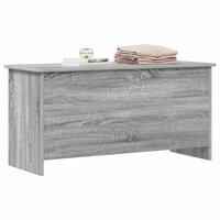 Opbergkist Grijs Sonoma 100 x 40 x 50 cm Bewerkt hout 3