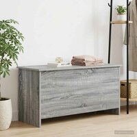 Opbergkist Grijs Sonoma 100 x 40 x 50 cm Bewerkt hout 4