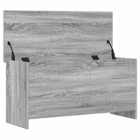 Opbergkist Grijs Sonoma 100 x 40 x 50 cm Bewerkt hout 5