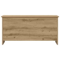 Opbergkist Artisanaal eiken 100 x 40 x 50 cm Bewerkt hout 6