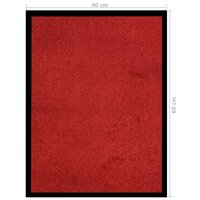 Deurmat 40x60 cm rood 6