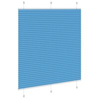 Pliss&amp;eacute; rolgordijn 115x100cm stofbreedte 115cm polyester blauw 4