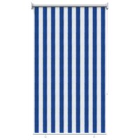 Buitenrolgordijn 90% UV-blok Blauw en Witte Streep 80x140 cm 2