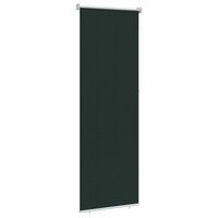 Buitenrolgordijn 90% UV-blok Donkergroen 80x230 cm HDPE 4