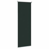 Buitenrolgordijn 90% UV-blok Donkergroen 80x230 cm HDPE 5