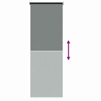 Buitenrolgordijn 90% UV-blok Donkergroen 80x230 cm HDPE 9