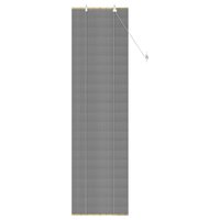 Rolgordijn Grijs 50x220 cm Bamboe 3