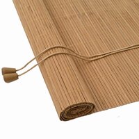Rolgordijn Bruin 50x220 cm Bamboe 2