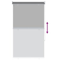 Buitenrolgordijn UV-bescherming Lichtgrijs 60x140 cm (B x H) 8