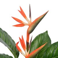 Kunstplant met pot strelitzia 100 cm rood 2