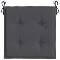 Tuinstoelkussens 2 st 40x40x4 cm oxford stof antracietkleurig 6