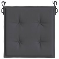 Tuinstoelkussens 6 st 40x40x4 cm oxford stof antracietkleurig 6