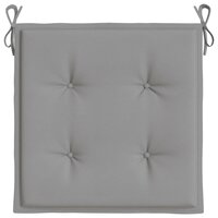 Tuinstoelkussens 6 st 40x40x4 cm oxford stof grijs 6
