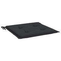 Tuinstoelkussens 6 st 40x40x4 cm oxford stof zwart 5