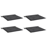 Tuinstoelkussens 4 st 50x50x4 cm oxford stof antracietkleurig 3