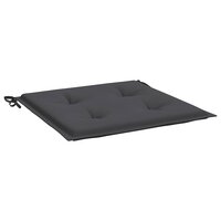 Tuinstoelkussens 4 st 50x50x4 cm oxford stof antracietkleurig 5