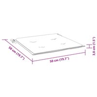 Tuinstoelkussens 6 st 50x50x4 cm oxford stof antracietkleurig 9