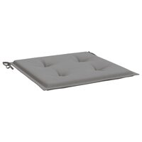 Tuinstoelkussens 4 st 50x50x4 cm oxford stof grijs 5