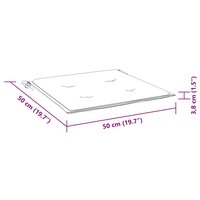 Tuinstoelkussens 4 st 50x50x4 cm oxford stof beige 9