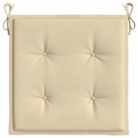 Tuinstoelkussens 6 st 50x50x4 cm oxford stof beige 6