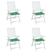 Tuinstoelkussens 4 st 50x50x4 cm oxford stof groen 4