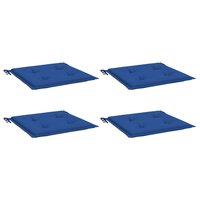Tuinstoelkussens 4 st 50x50x4 cm oxford stof koningsblauw 3