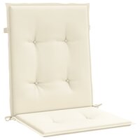 Tuinstoelkussens 6 st 100x50x3 cm oxford stof cr&amp;egrave;mekleurig 5