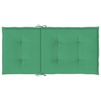 Tuinstoelkussens 6 st 100x50x3 cm oxford stof groen 7