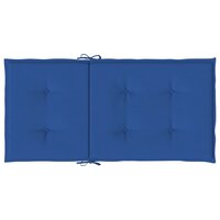 Tuinstoelkussens 4 st 100x50x3 cm oxford stof koningsblauw 7
