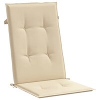 Tuinstoelkussens 4 st hoge rug120x50x3 cm stof beige 5
