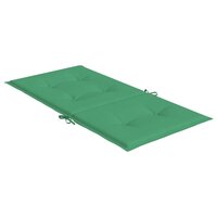 Tuinstoelkussens lage rug 4 st 100x50x3 cm oxford stof groen 6